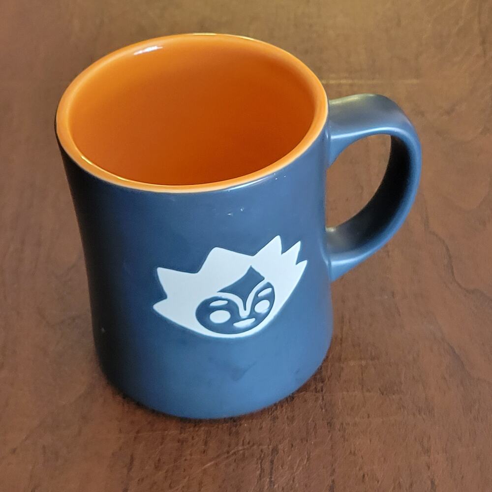 2011 Starbucks Kenya Mermaid Sun Face ceramic coffee mug 16oz
